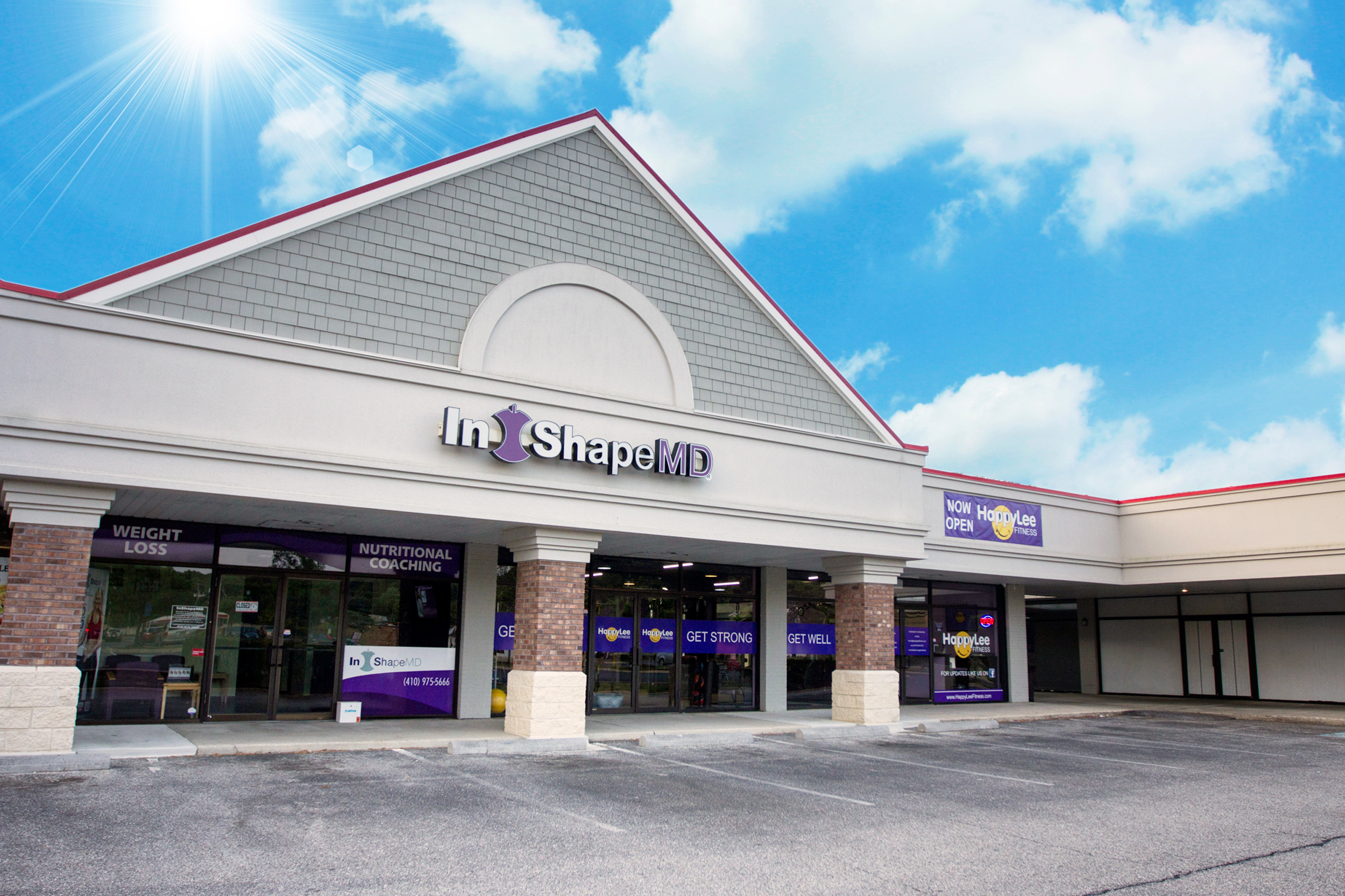InShapeMD and HappyLee fitness building in Severna Park